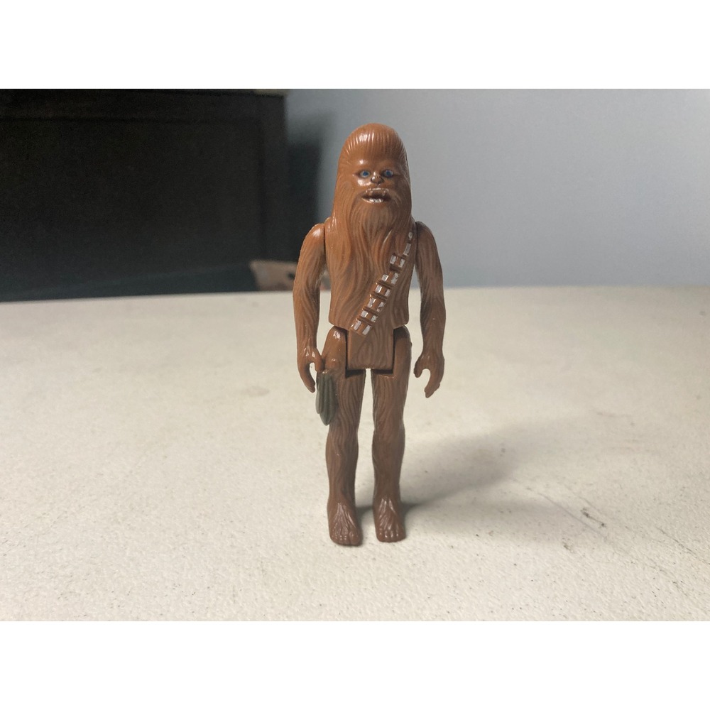 Vintage 1977 Star Wars Chewbacca Action Figure Kenner GMFGI Hong Kong Loose